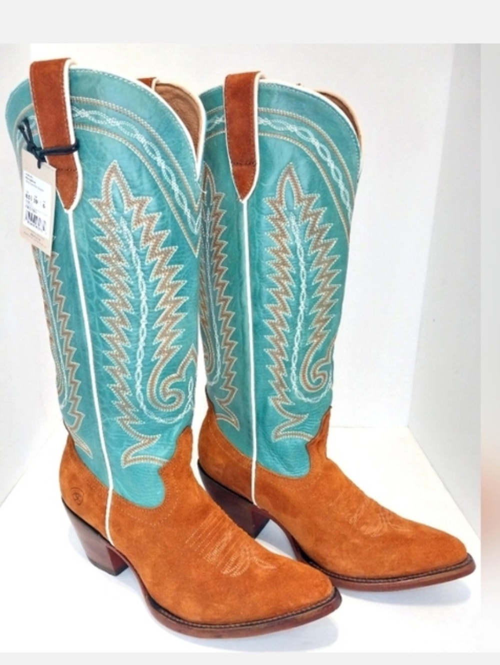 Ariat Ambrose Tall Western Boots, NWT, Size 8.5|EUR 39